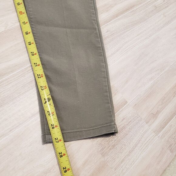 Democracy “Ab” Solution Equality Skinny Pants Taupe Gray Stretch Size 12 - Picture 9 of 9